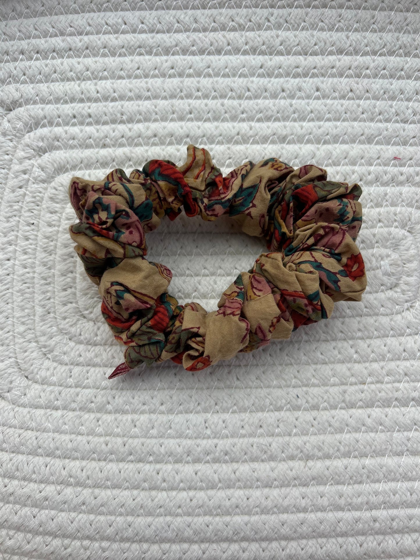 Block-Printed Scrunchies