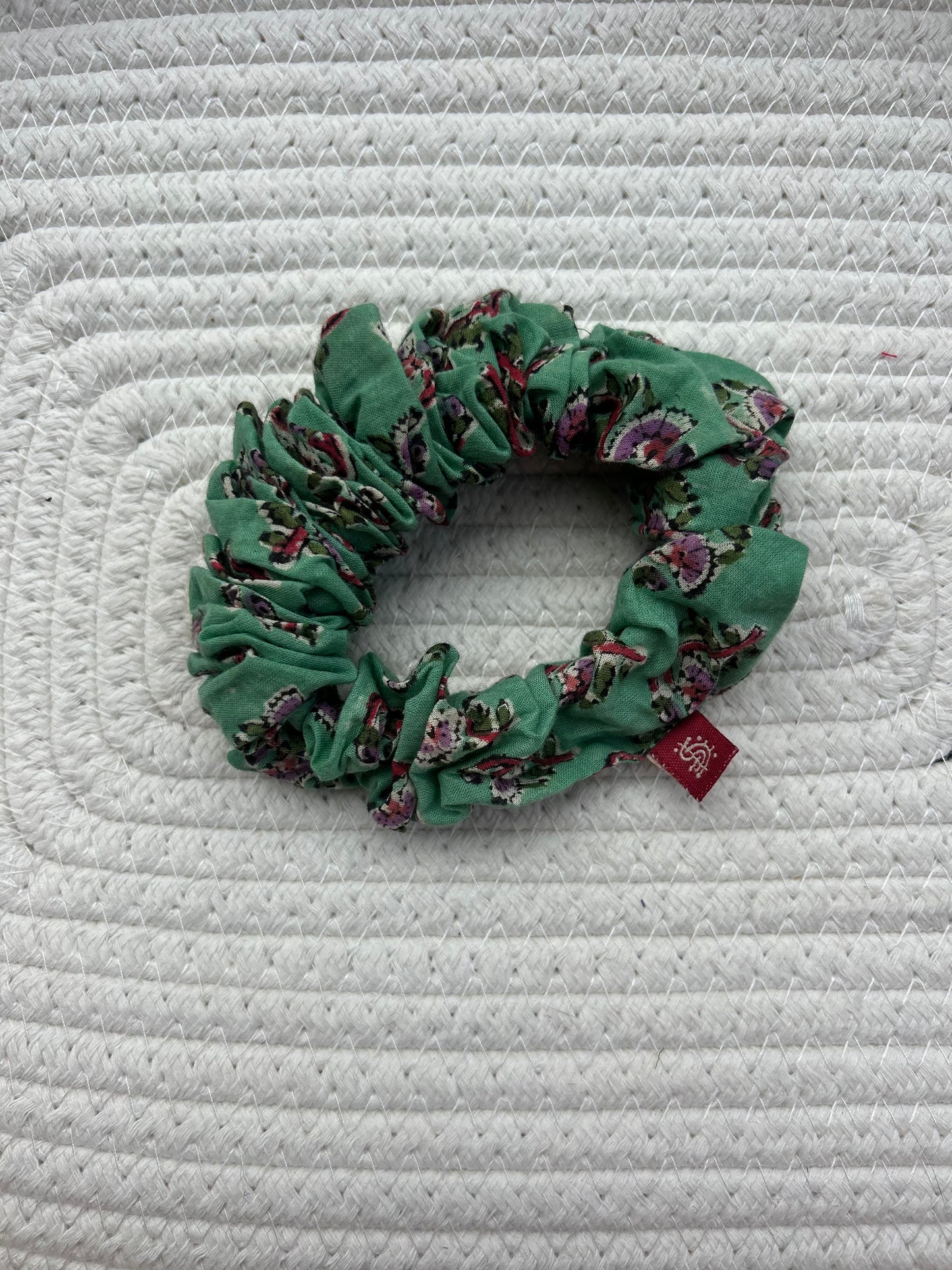 Block-Printed Scrunchies