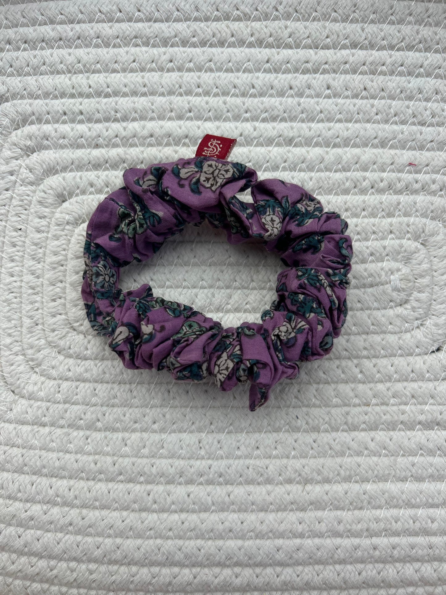 Block-Printed Scrunchies